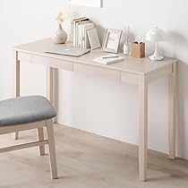 【単品】檜木デスクの机のみの出品送料込み Amazon | RASIK デスク単品 幅120×奥行45cm ホワイト 引き出し